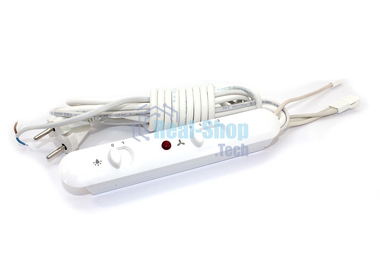 Блок переключателей БПК-2М-Б белый