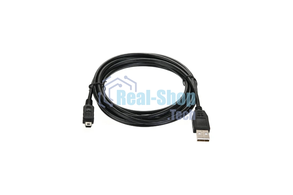 Кабель USB 2.0 A-->mini-B 5P (3,0м) черный, Telecom <TC6911BK-3.0M>