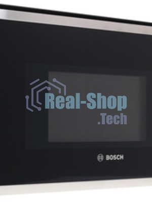 Встраиваемая микроволновая печь Bosch BFL524MS0 нержавеющая сталь, 20 л, 800 Вт, переключатели - поворотный механизм/сенсор