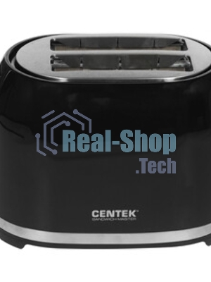 Тостер Centek СТ-1432 черный/стальной