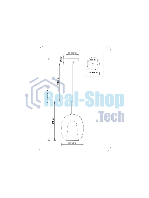 Подвесной светильник Ambrella light LH11121 BK/WH/CL черный/белый/прозрачный E27 max 60W D175*310