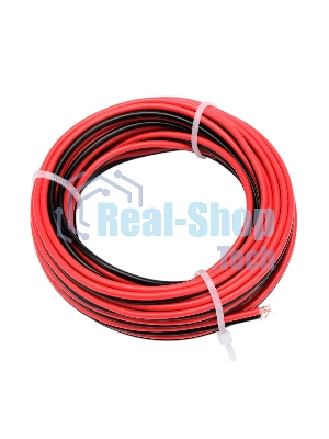 Акустический кабель Cablexpert CC-TC2Lx0,35-5M, 2x0.35мм2, 5м, черно-красный, пакет