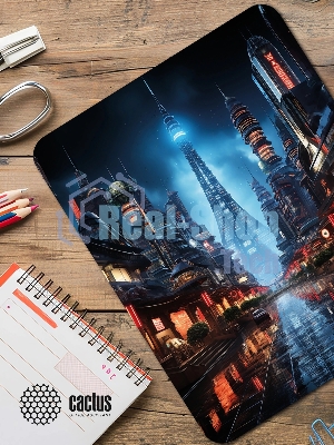 Коврик для мыши Cactus City 300x250x3мм (CS-MPC-D05M)