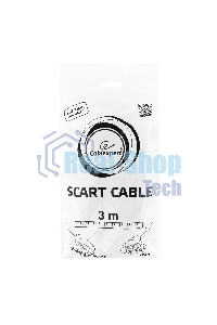 Кабель аудио/видео Gembird CCV-518, SCART/SCART, 21pin, 3м