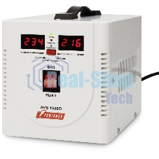 Стабилизатор напряжения Powerman AVS 1500D (1500ВА,12А,КПД 98%,циф. индикация вх./вых. напряж.)