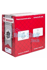Кабель витая пара Rexant SFTP 4PR 24AWG, cat.5e, бухта 305 м
