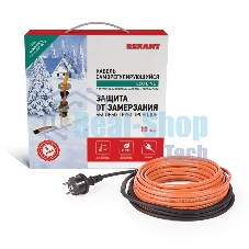 Греющий саморегулирующийся кабель Rexant (в трубу) 10HTM2-CT (8м/80Вт)