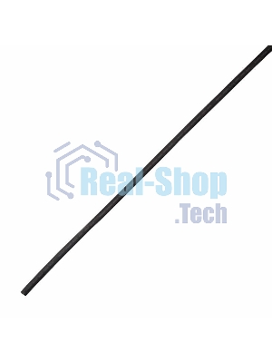 Трубка термоусадочная Rexant 23-1206 двустенная клеевая 12/3 (4:1) 1м черный