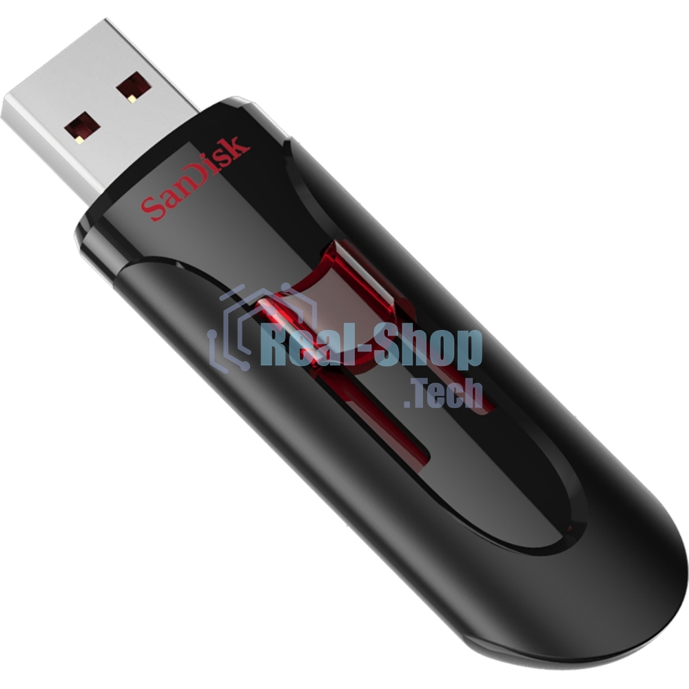 Флешка USB SanDisk CZ600 Cruzer Glide (SDCZ600-256G-G35), 256Gb, USB 3.0, R/W 100/20, черный