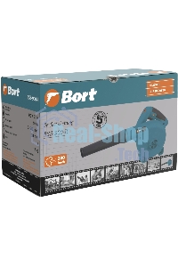 Воздуходувка Bort BSS-900-R 900Вт пит.:от сети синий