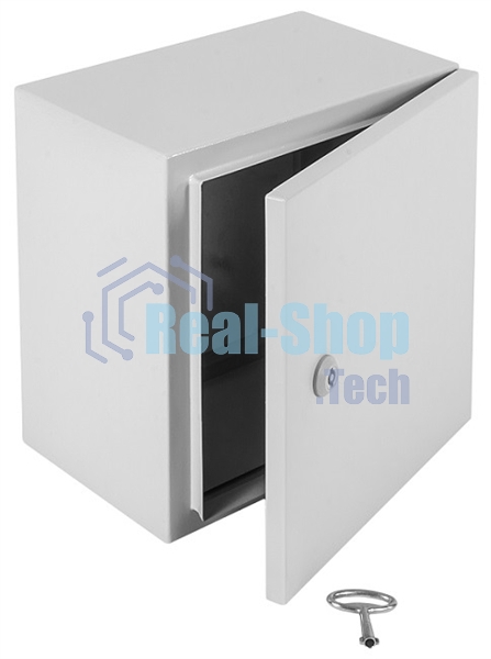 Шкаф электротехнический настенный Elbox EMW, IP66, 600х600х210 мм (ВхШхГ), дверь: металл, металл, серый