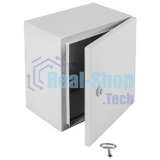 Шкаф электротехнический настенный Elbox EMW, IP66, 600х600х210 мм (ВхШхГ), дверь: металл, металл, серый