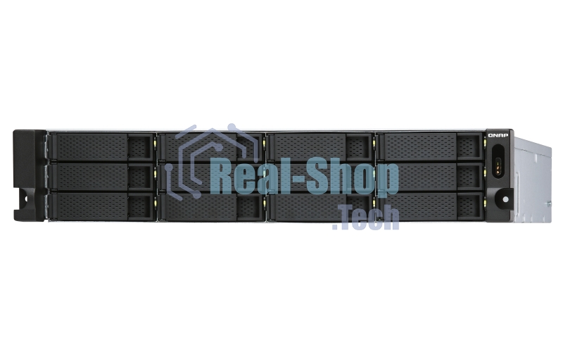 Полка расширения сетевого хранилища без дисков SMB QNAP TL-R1200S-RP SATA 6GB/s JBOD storage enclosure, 12-tray 3,5