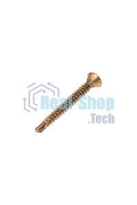 Саморез оконный Kranz сверло, 3.9х35, желтый цинк, упаковка поставщика (8 000 шт.)