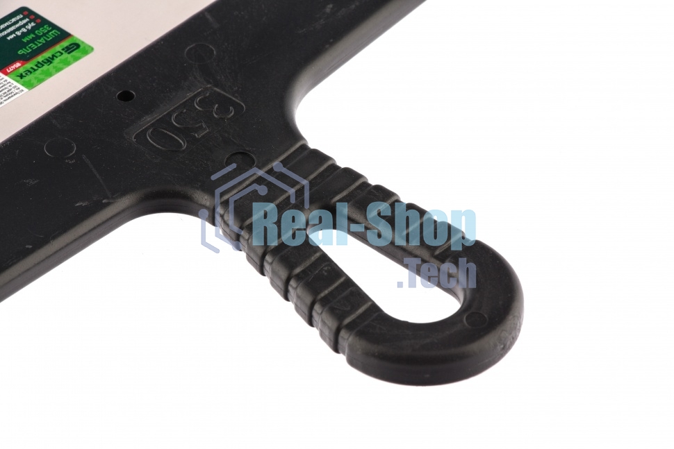 Шпатель из нержавеющей стали Сибртех 350 мм, зуб 8х8 мм, пластмассовая ручка