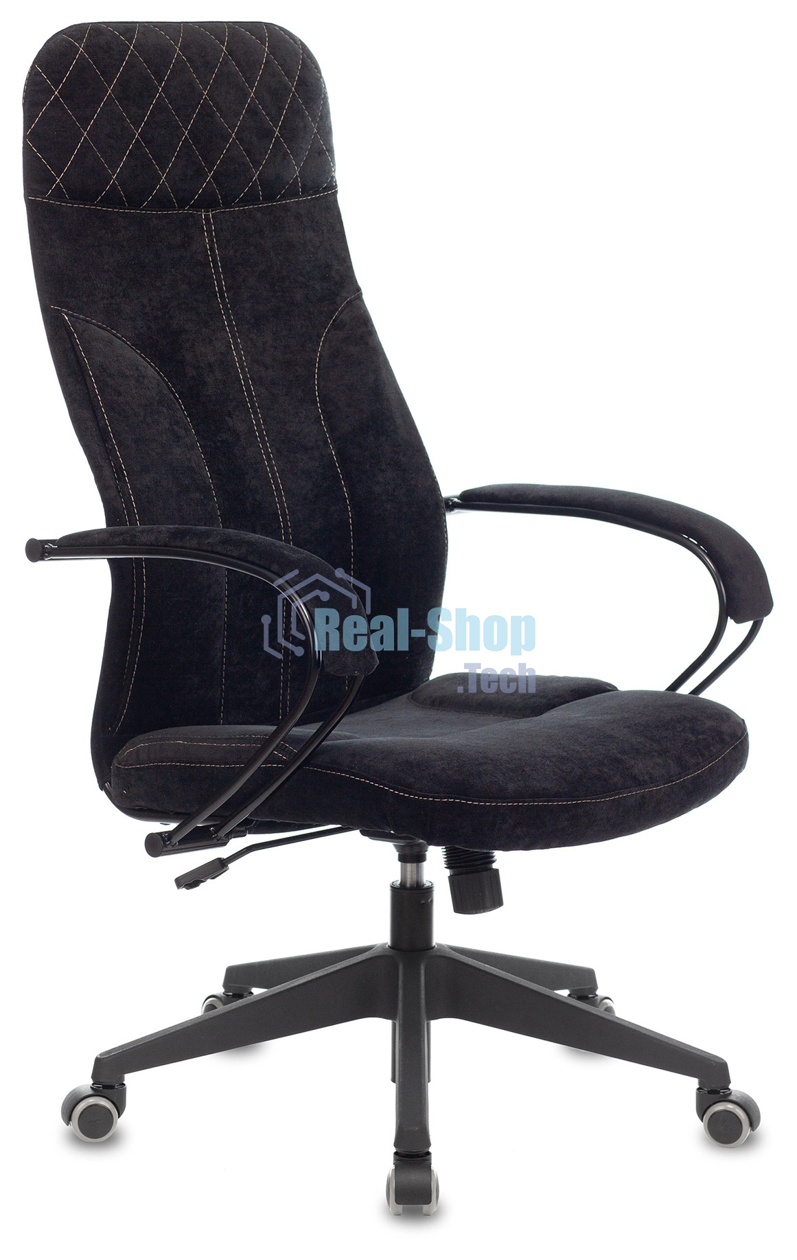 Кресло руководителя Бюрократ CH-608 Fabric черный Light-20 крестовина пластик