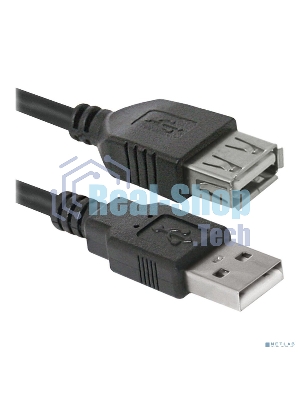Кабель USB Defender USB02-10 USB2.0 AM-AF, 3.0м