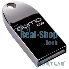 Флешка USB 2.0 QUMO 8Gb, Cosmos QM8GUD-Cos серебристый