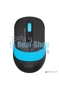 Комплект клавиатура + мышь A4 Fstyler FG1010 клав:черный/синий мышь:черный/синий USB беспроводная Multimedia