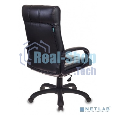 Кресло руководителя Бюрократ KB-10/BLACK черный, искусственная кожа