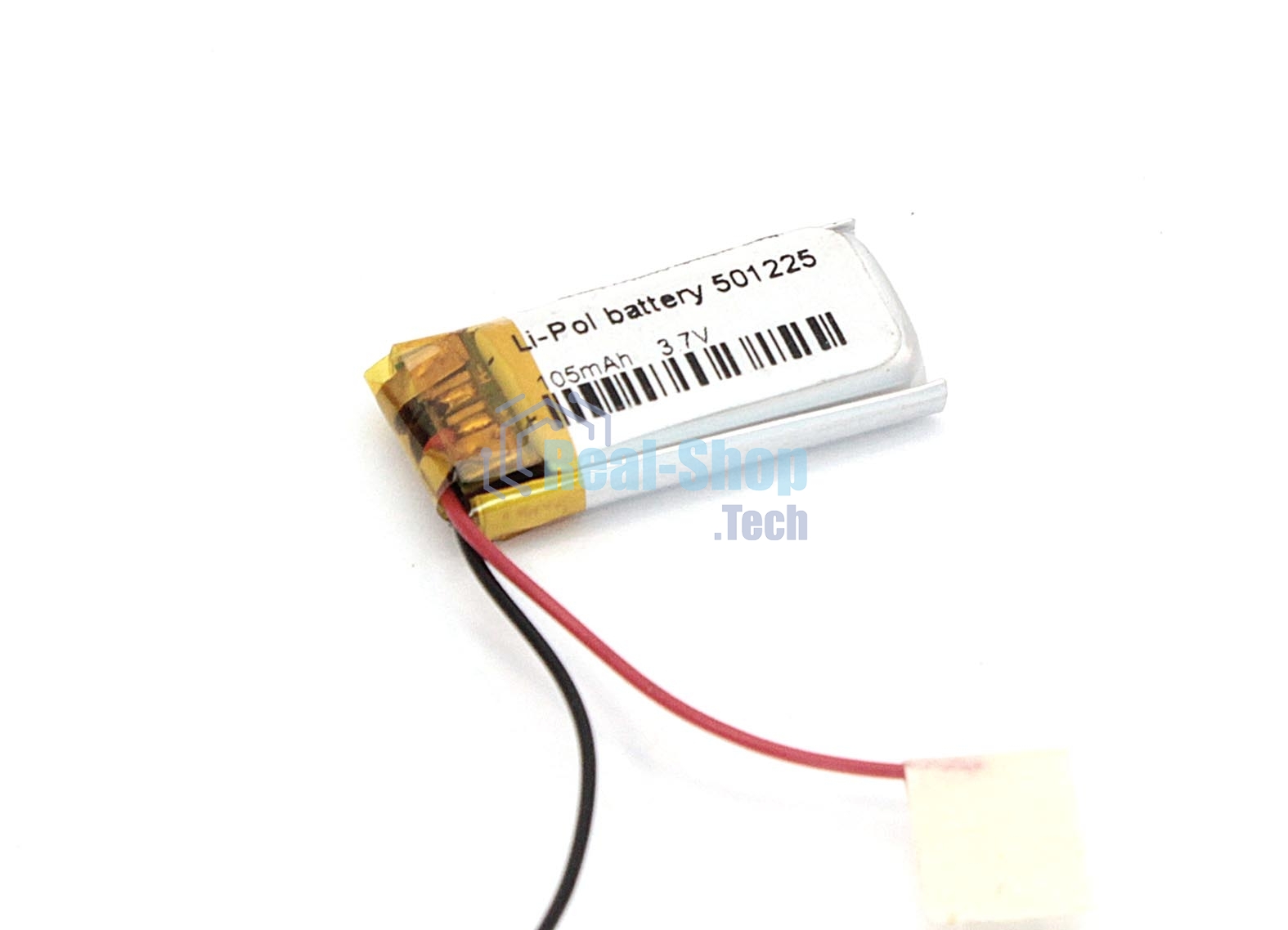 Аккумулятор Li-Pol (батарея) 5*12*25мм 2pin 3.7V/105mAh