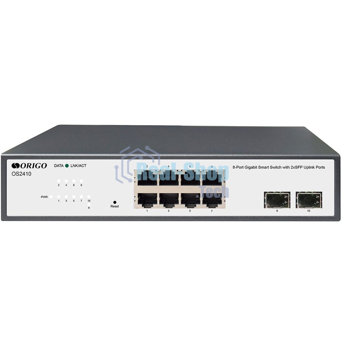 Коммутатор настраиваемый L2 8x1000Base-T, 2x1000Base-X SFP, комплект для установки в 19