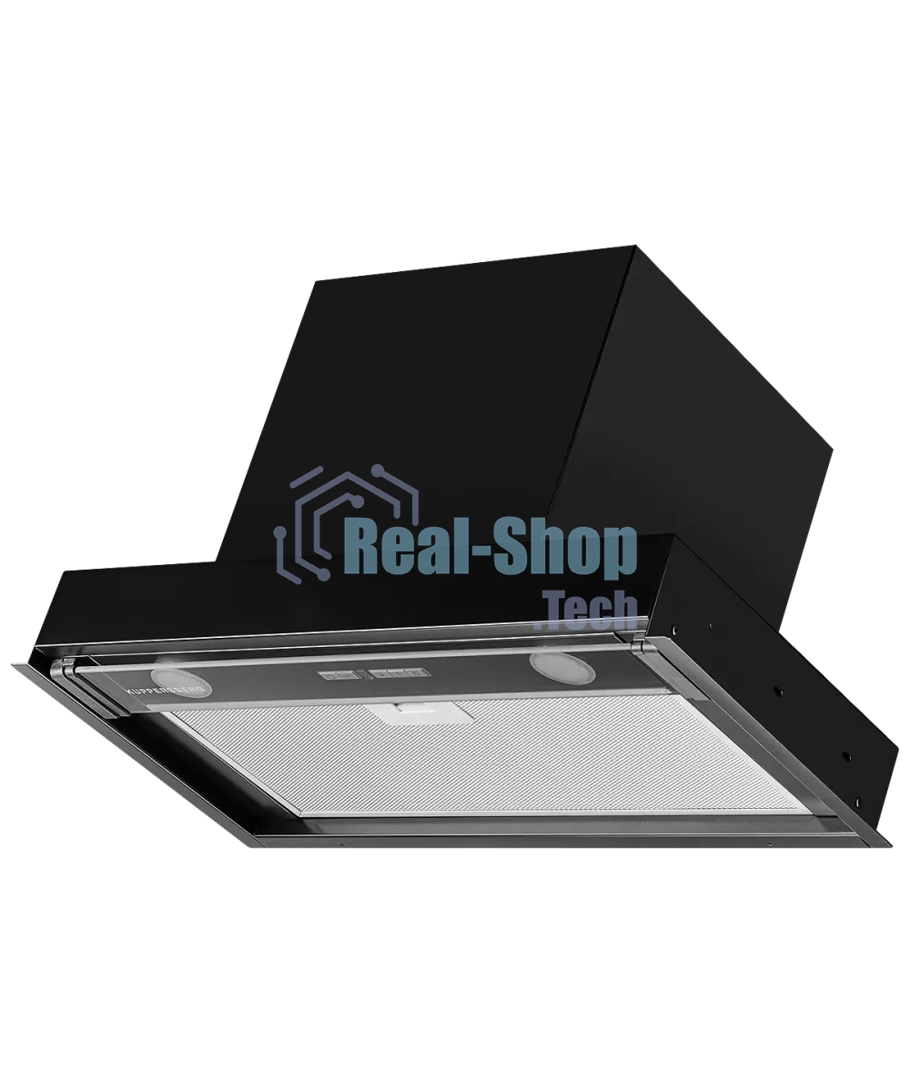 Вытяжка встраиваемая Kuppersberg Nancy S 60 черный, 60 см, 850 куб. м/ч, 42 дБ