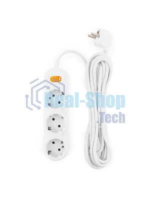 Удлинитель в бухте PowerCube 10А/2,2 кВт, 1 розетка, 20 м, оранжевый