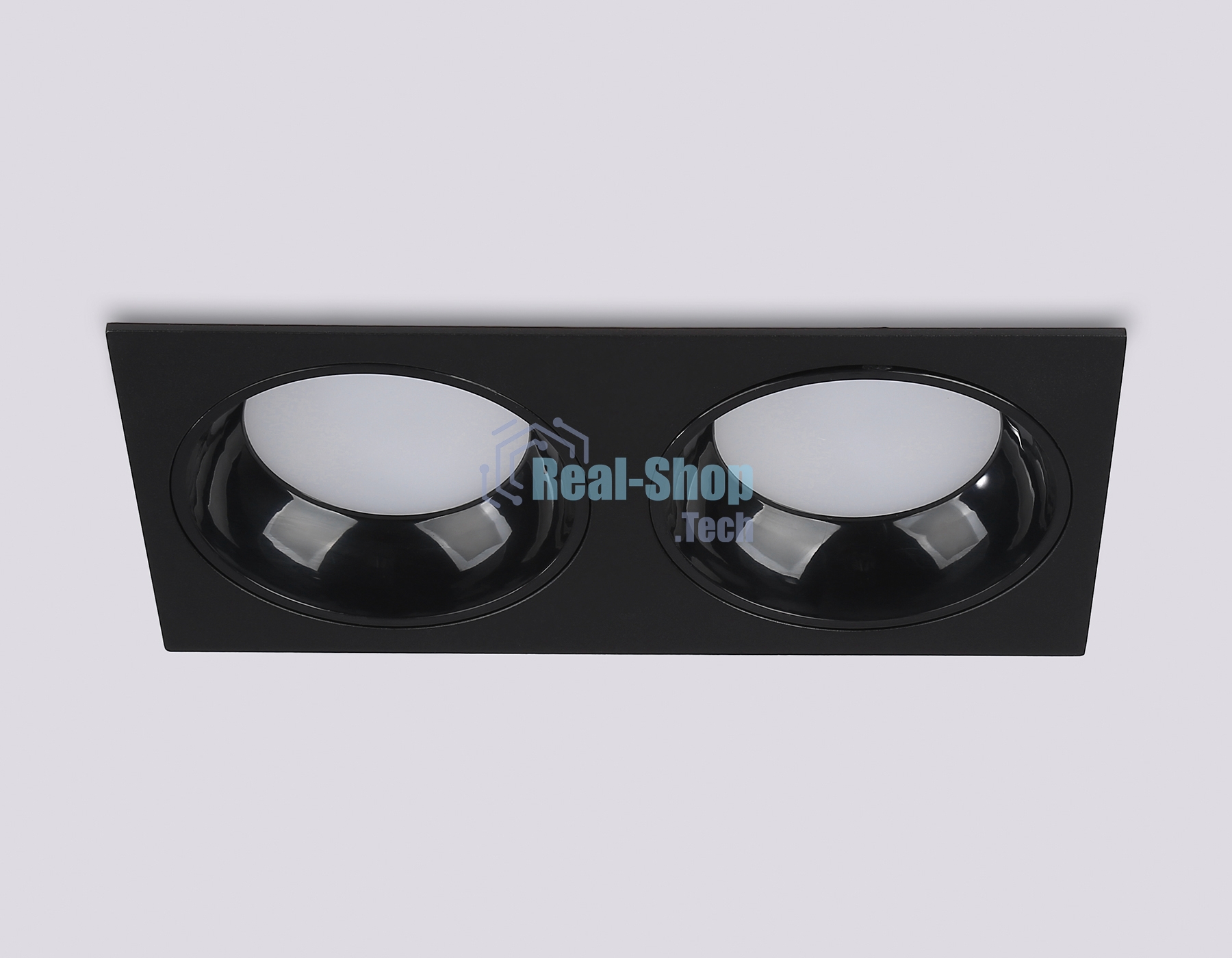 Светильник Ambrella light TN52344/2 SBK/GBK черный песок/черный глянец GX53 max 12W 220*115*25