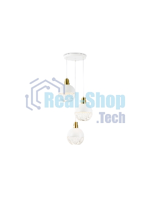 Светильник Ambrella light TR8503/3 WH/CP белый/медь E27/3 max 60W D410*1000