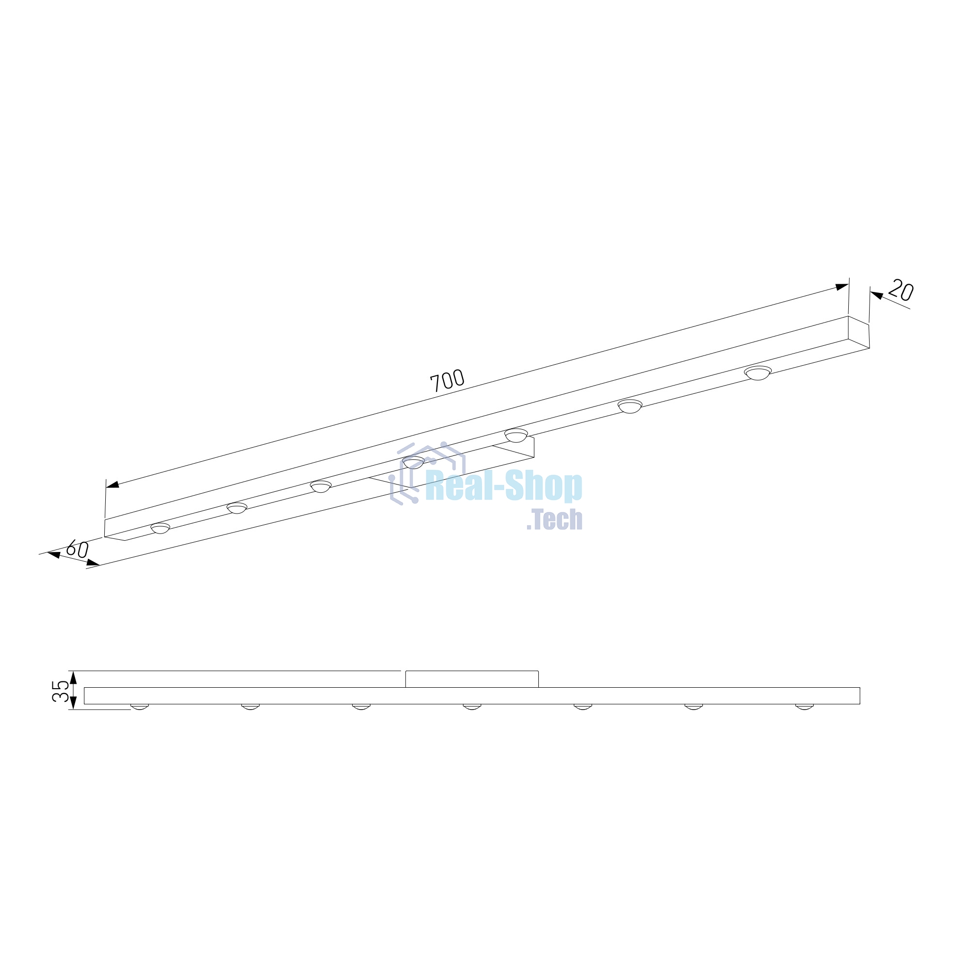 40162/LED / Светильник настенный светодиодный Artline титан
