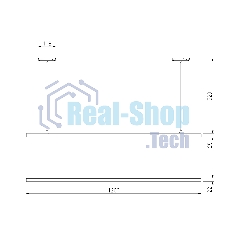 Трековый светильник Slim Magnetic 40W 4000K Milo (чёрный) 85106/01