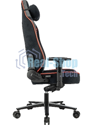 Кресло игровое A4Tech Bloody GC-680 черный/серый искусственная замша с подголов. крестов. металл