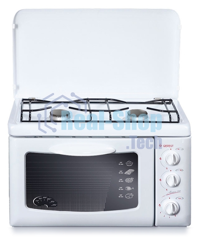 Плита настольная газовая Gefest 100 белый + духовка
