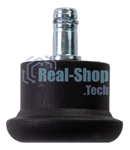 Набор заглушек для кресел Бюрократ FootSet35 черный для паркета/ламината