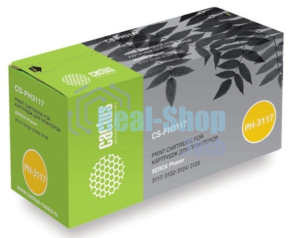 Картридж лазерный Cactus CS-PH3117 (106R01159) черный (3000 стр.) для Xerox Phaser 3117/3122/3124/3125