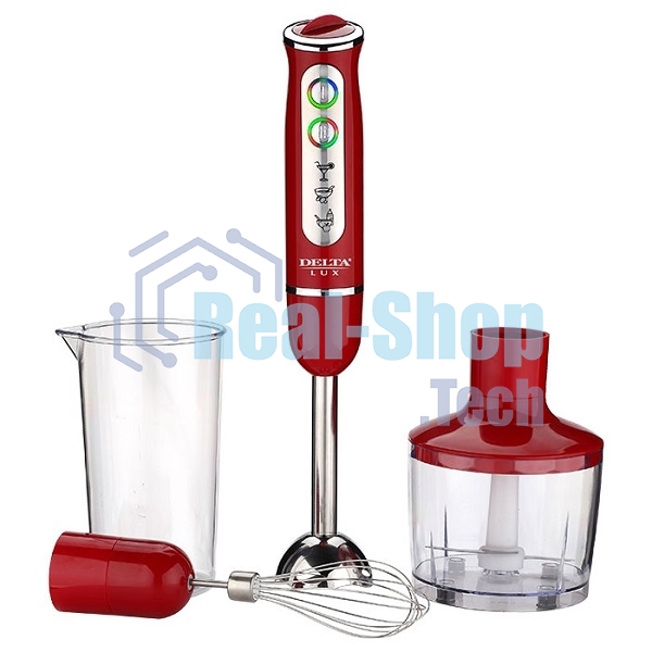 Блендер Delta LUX DL-7039B 800Вт красный