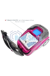 Моющий пылесос Thomas ALLERGY&FAMILY розовый/серый, 325/1700 Вт, уборка влажная/сухая/сбор жидкости, пылесборник мешок/контейнер 6 л