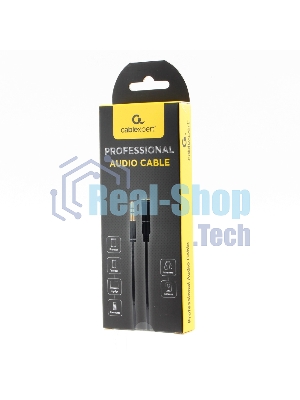 Кабель аудио удлинительный Cablexpert CCAB-02-35MF-3MB. 3.5 Jack (M)/3.5 Jack (F), черный, 3м, блистер