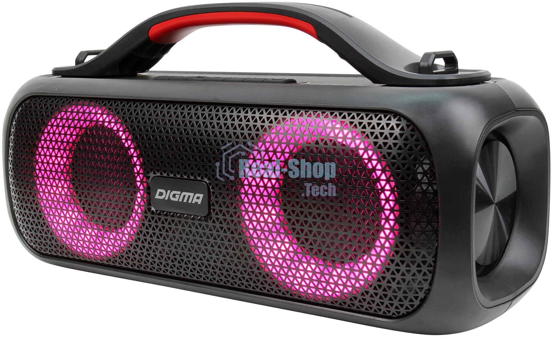 Колонка портатитвная Digma D-PS1531 черный/черный 40W 2.0 BT 10м 3000mAh (SP1531B)