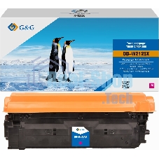 Картридж лазерный G&G GG-W2123X (212X) пурпурный (10000 стр.) для HP Color LJ M554/M555/578 Enterprise