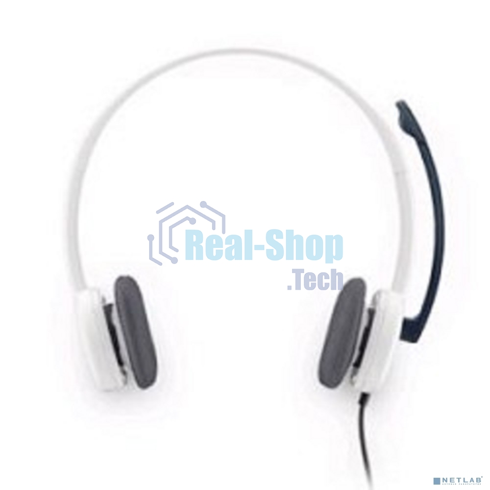 Гарнитура проводная с микрофоном Logitech H150 белый накладные оголовье (981-000350)