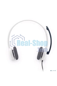 Гарнитура проводная с микрофоном Logitech H150 белый накладные оголовье (981-000350)