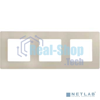 Рамка 3 поста, сл. кость ETIKA