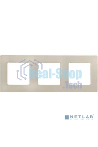 Рамка 3 поста, сл. кость ETIKA