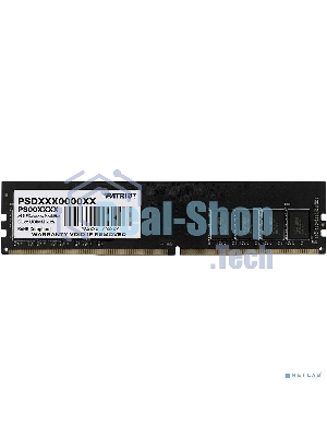 Оперативная память Patriot Signature, DDR4, 32GB (1x32 GB), 3200 MHz, CL22, DIMM
