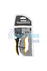 Степлер Denzel металл., скобы в комплекте, плавная регулировка удара, 2К рукоятка, тип 53, 4-14 мм