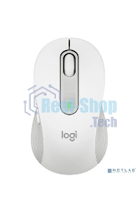 Мышь беспроводная Logitech Signature M650 белый, 4000 dpi, радиоканал, Bluetooth, USB, кнопки - 5