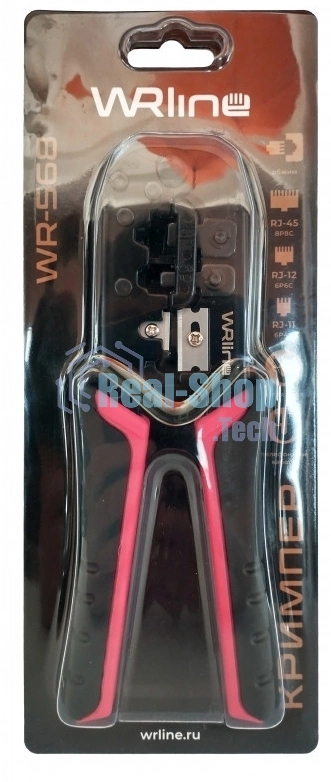 Инструмент обжимной WRline WR-568 для RJ-45/RJ-12/RJ-11/RJ-22