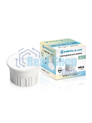 Лампа светодиодная 212202 LED MR16-PR 9W IC 4000K 220-240V 38°